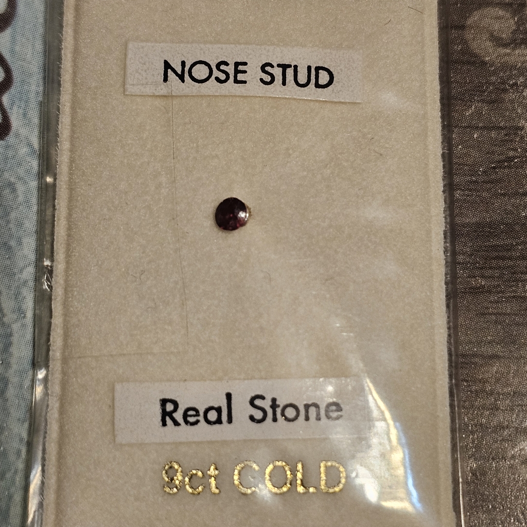 9k Yellow Gold Nose Stud